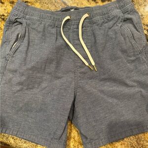 Men’s Hollister shorts. Size small. Smoke free home. Blue/grey color